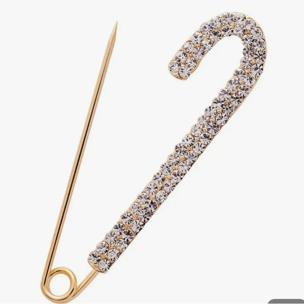 Gold Toned Pin Brooch